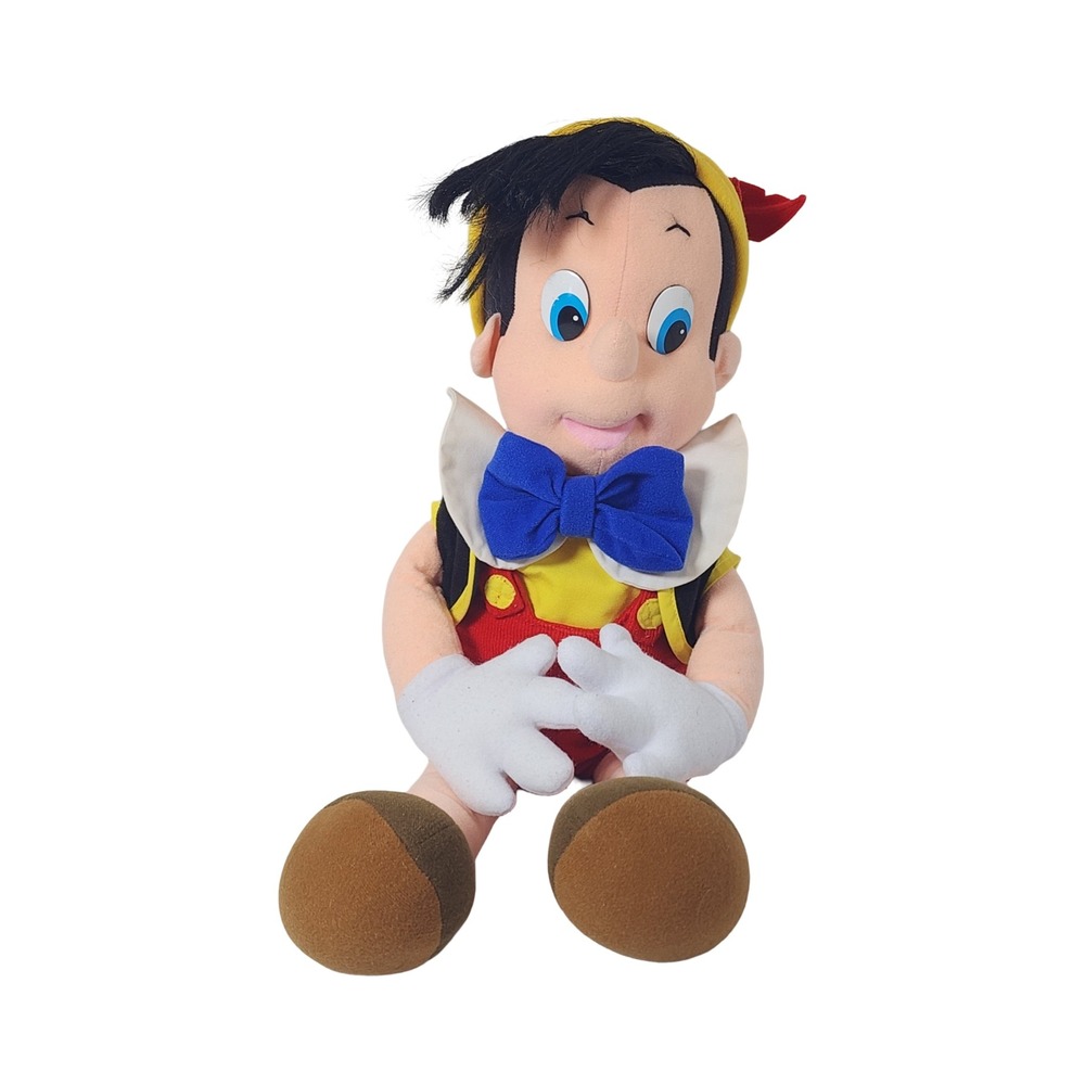 Disney Pinocchio Plush Stuffed Toy Classic Movie Character 18 inch Vintage Style